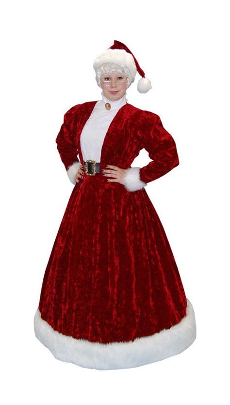 Victorian mrs claus costume